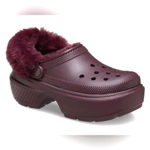 Crocs lined stomped nwt